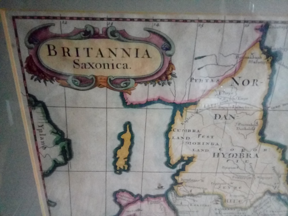 Britannia Saxonica by Robert Morden circa 1700 to 1720